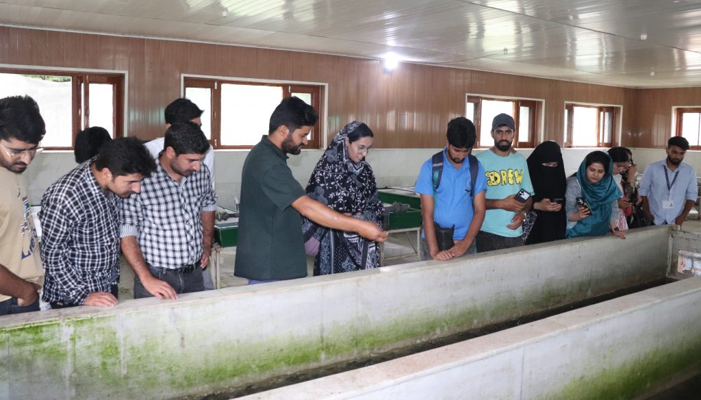 Industrial Visit to Fish Farm Kokernag