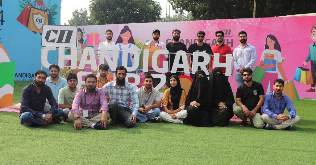 STEM Students participating in Chandigarh Exibition