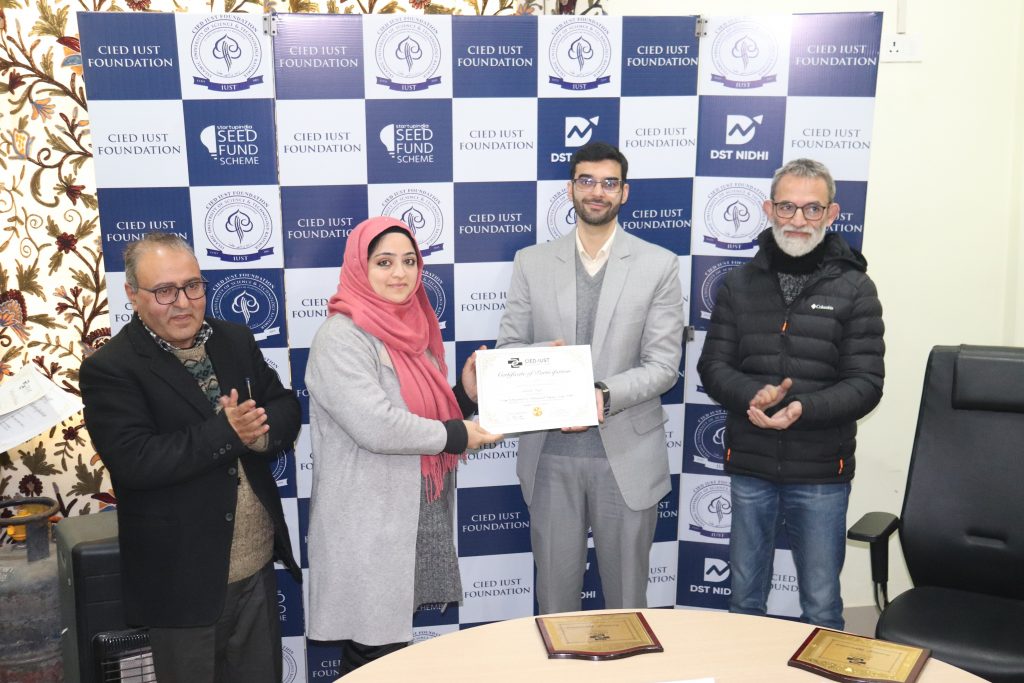 3 days Entrepreneurship Development Program for School of Health Sciences, IUST